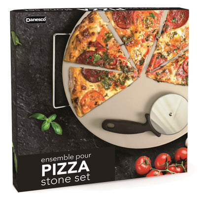 Pizza Stone and Cutter